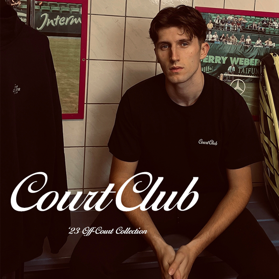 Model of courtclub flower shirt