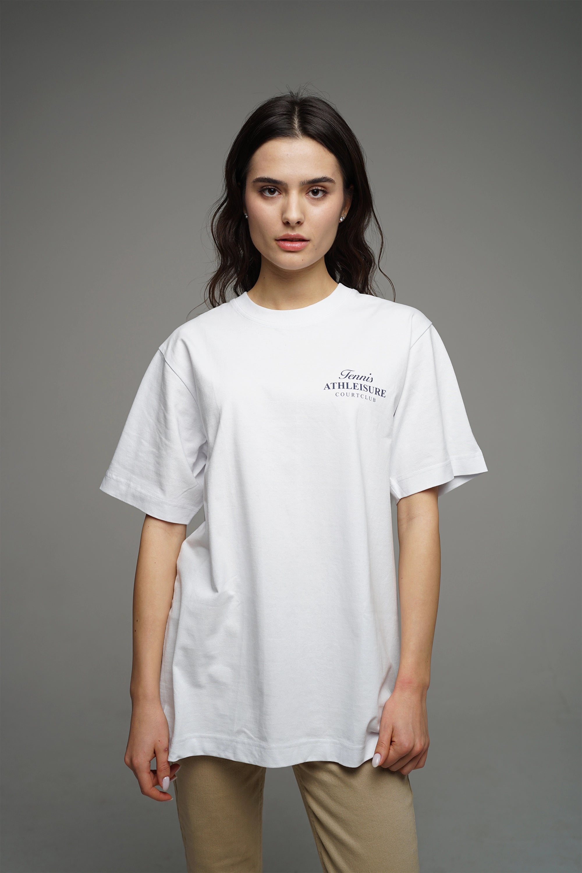 T-shirt Básica Branca - Regular Fit T-shirt - DICCI