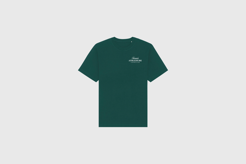 CourtClub Basic Petrol Green Shirt