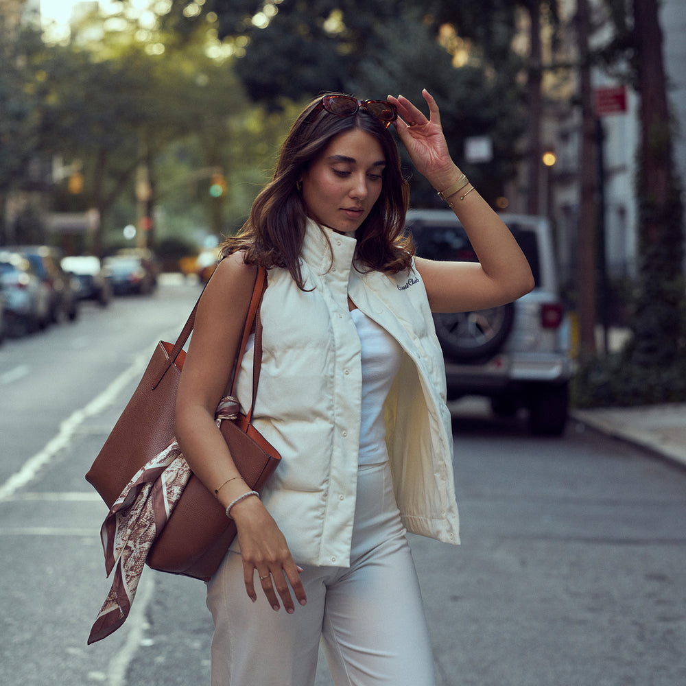 
                      
                        Corduroy Vest with embroidery
                      
                    